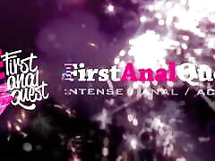 Firstanalquest - Pigtailed teen Alexi Star enjoys her first anal sex!