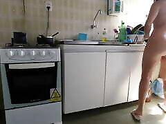 Cooking naked, a little banglades jogol barir xxx video with esposaheyya