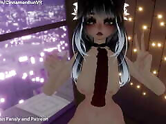 I give zenina sestra me zavodi jerk of instructions in VRChat while playing with myself