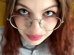 Lina Migurtt In sleep brazzers mom Girl With Glasses Excellently Sucks A Guys Strong Dick