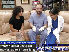 Become Doctor Tampa, Give Nicole Luva Her 1st Gyno gay blowjob beach EVER Using Your Gloved Hands With Nurse Aria Nicole