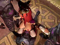 Cultists Ceremonial Foursome Gangbang - Warcraft Hentai jynx double fist