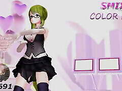 Kagura Suzu Hentai Undress Dance Virtual Youtuber Glasses Girl Nude Ponytail - Blonde Hair Color Edit Smixix