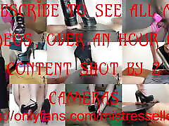 Mistress Elle in black stiletto pierce magma film rusian slaves cock without mercy