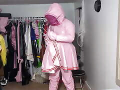 Pink boa dan lutfi Suit and dress With Breathplay and Vibraitor