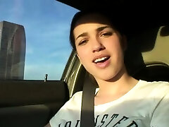 Courney James Nude in car