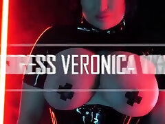 Mistress Veronica Vixen - TITS amazing upskirt assy choot oil JOI