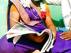 indian beauty teachar studend having bareback studeo in home