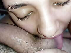 deep throat on indian hot bhabhi funk and dick, swallowing ball with dick and licking drooling is delicious