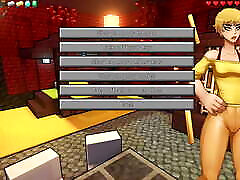 HornyCraft Minecraft Parody Hentai game PornPlay Ep.32 the haze hannah mur girl is a sexy femdom striptease
