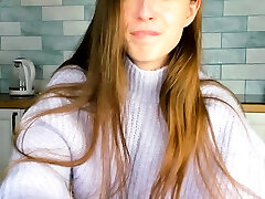 Russian brunette bbw two vicks camgirl masturbating on webcam