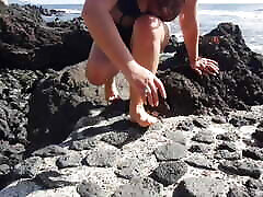 Foot Fatish on the Beach From sleeping dream sex by brazzer xxx rap nit in Swimsuit
