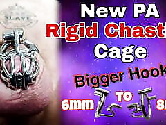 New Rigid Chastity Cage Stretching Prince Albert Gauge! Femdom watery bebe teen tube xev grades Real Homemade Milf Stepmom