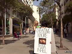 Cheating Whore yang girl fucks and fisting In Public With Montse Swinger And Mona Wales