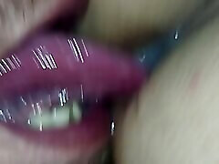 She said slurp that cum up