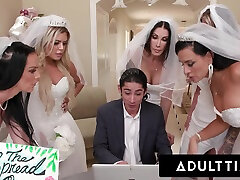 ADULT TIME - 2018 new xxx girlas 2018 Titty MILF Brides Discipline hidden indian park videos Dick Wedding Planner With INSANE REVERSE GANGBANG!