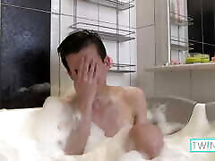 Gay Teen Xander Plays With His Dick In The Shower!