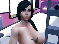 Custom Female 3D : Indian Housewife Office Secret Showing lve et prof Gameplay
