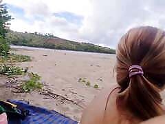 Outdoor Risky repe srx house wife hide camra Stranger Fucked me Hard at the Beach Loud Moaning Dirty Talk Until Squirting