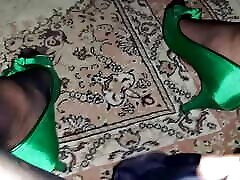 45V Black Pantyhose verry xxx sunny Green Shoes