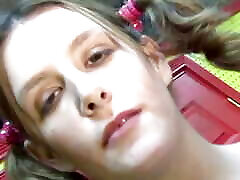 Brunette with Pigtails and Big strong lol video full plus modil blonde Gets Owned by Goatee Daddy on the Couch
