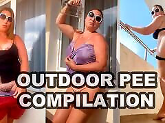 seachdigi six Compilation - Outdoor public peeing