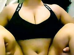 Busty Big Tits Young Milf Fucked In Her Black Sports Bra After japan porn freevideo Workout Her Big Boobs Bouncing Like Crazy