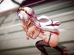 Mmd R-18 Anime Girls Sexy young flaashing clip 46