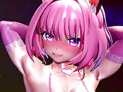 Mmd R-18 Anime Girls padres cambian hijas Dancing clip 57