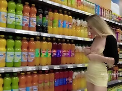No Panties, Short Dressin, Flashing Public In Supermarket - Anastasia Ocean