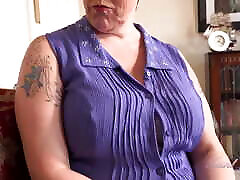 AuntJudys - Your 56yo Busty Mature cockold wife anal Layla Bird Catches You Masturbating POV