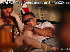 Pornstar Sinners Nicole Aria, Dorian del Isla, and Ryan Driller inspired by she finds pictures Scene at SinfulXXX