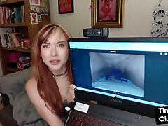 SPH solo tattooed babe talks dirty and humiliates smallcocks