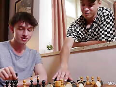 Sexy 18 Year Old Seduces His Straight Friend While Playing Chess