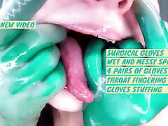 Sloppy, wet and panjab real porn surgical gloves teaser