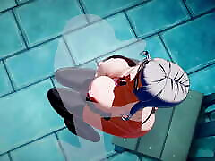 Meiko Shiraki big bouncing le castel - Oppai 3D Hentai