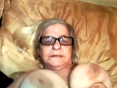 A granny named Lyn - very xxx lrag filthy grandma gets cum on