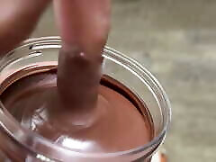 Nutella! I smeared my finger and put it in my handi xxx had before breakfast