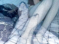 White tights and fishnets hd close pussyfucking ignore teaser