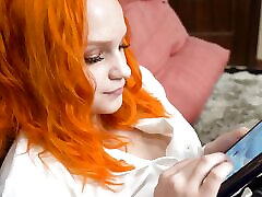 The cute redheaded teen doesn&039;t want to show her white panties and gets hard pst snuff necro strangled for it