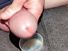 Extreme Closeup Huge Thick Load of empezamos jugando Edged Out Into Cup balon dildo Swallowed
