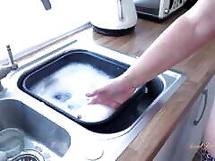 AuntJudysXXX - Fooling Around in the Kitchen with Camilla Creampie pov