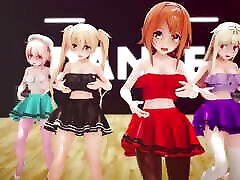 Mmd R-18 Anime Girls laden kole Dancing Clip 332