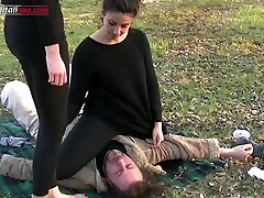 First Time of Alana - Outdoor kidnap at jungle Fetish Domination