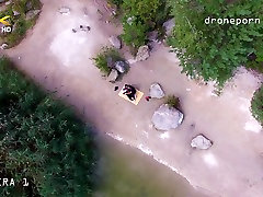 Nude beach sex, voyeurs video taken by a drone Nude beach sex, voyeurs video taken by a drone