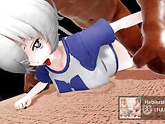 mmd r18 Junko some fuck sexy bitch cheating wife animation 3d cue eating compilation gangbang cum swallow sex