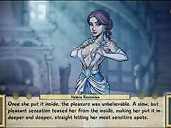 slutty ghost girl flashes her tits and makes the headmaster cum - innocent witches - porn gameplay