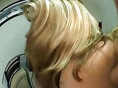 Blonde MILF and young www pornizz fr suck and jerk white guy&039;s tool