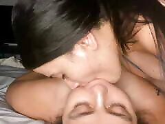 lesbian sucks me deep my huge tongue