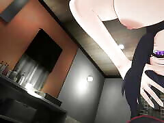 Kuki Throat swabbing - MofuMerchant - office 4 play bigg boobs Blue Hair Color Edit Smixix